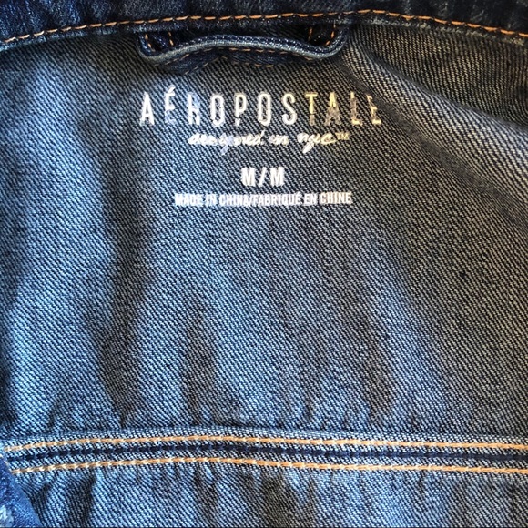 Aeropostale Jean Jacket Medium Blue Size Medium - Picture 7 of 9